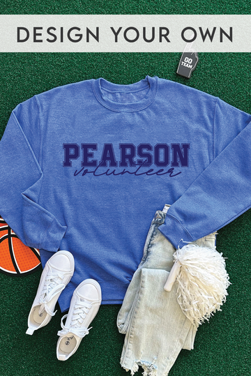 Custom All Star V.1 Crewneck - Heather Royal